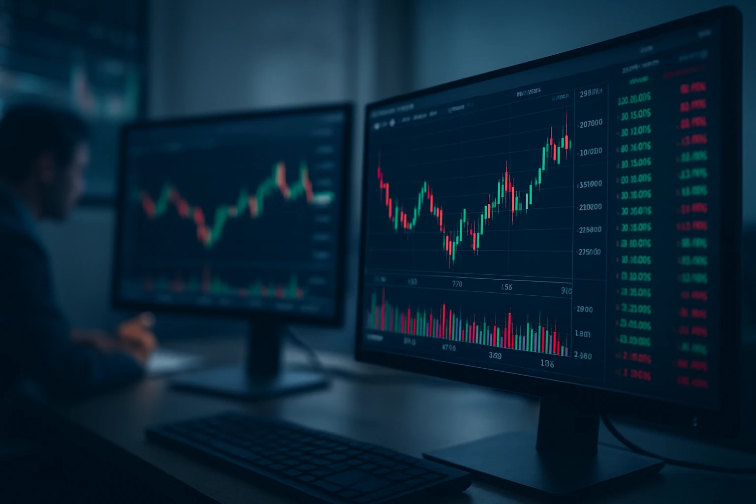 Stock Market Trading Chart