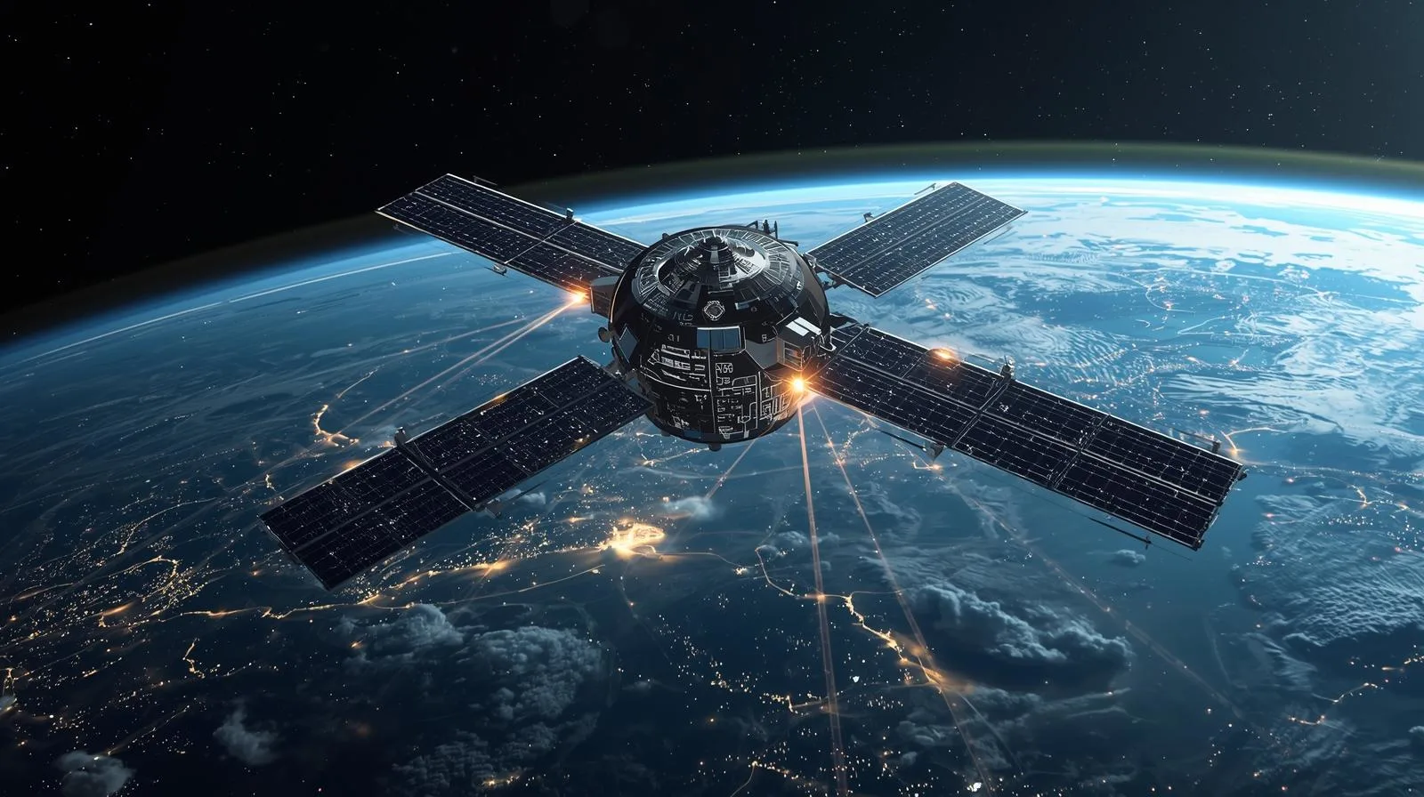 Space-based internet satellite