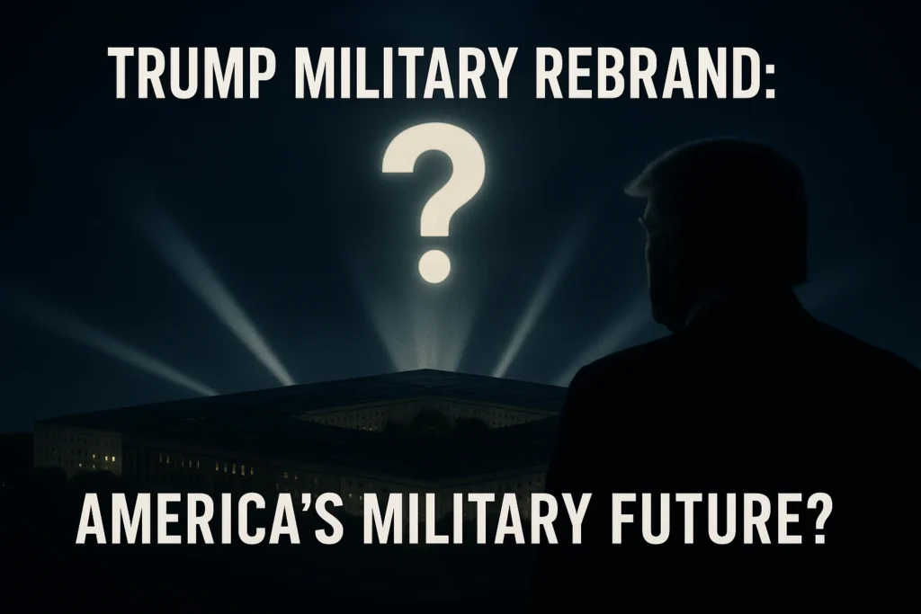 ​​​​Trump Military Rebrand
