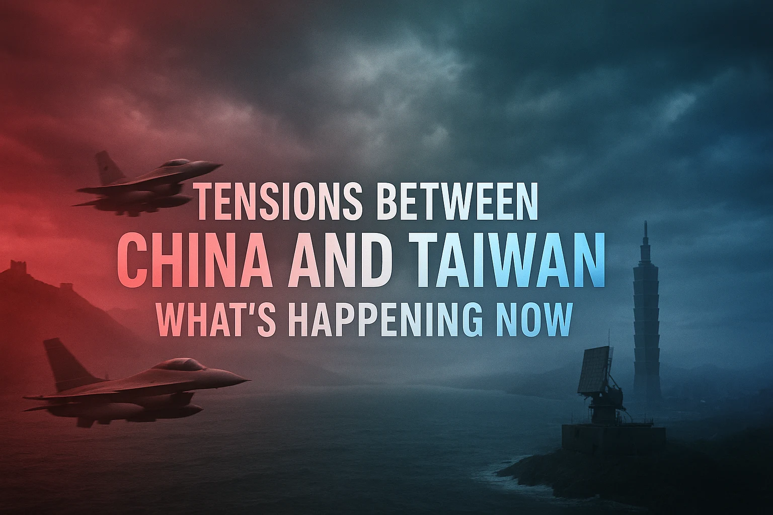 Tensions between China and Taiwan